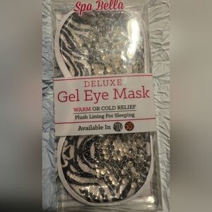 Deluxe Gel Eye Mask - Zebra Printed